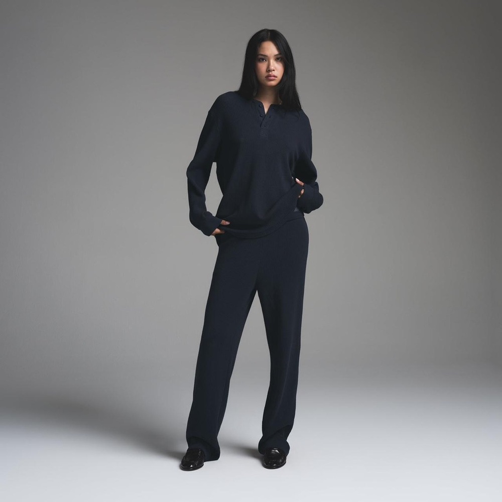 Skims Women's Navy Long Sleeve